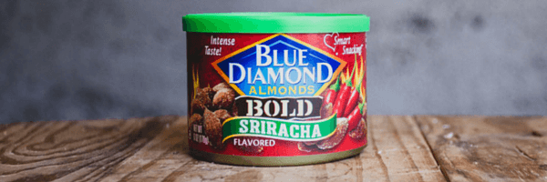 sriracha blue diamond almonds