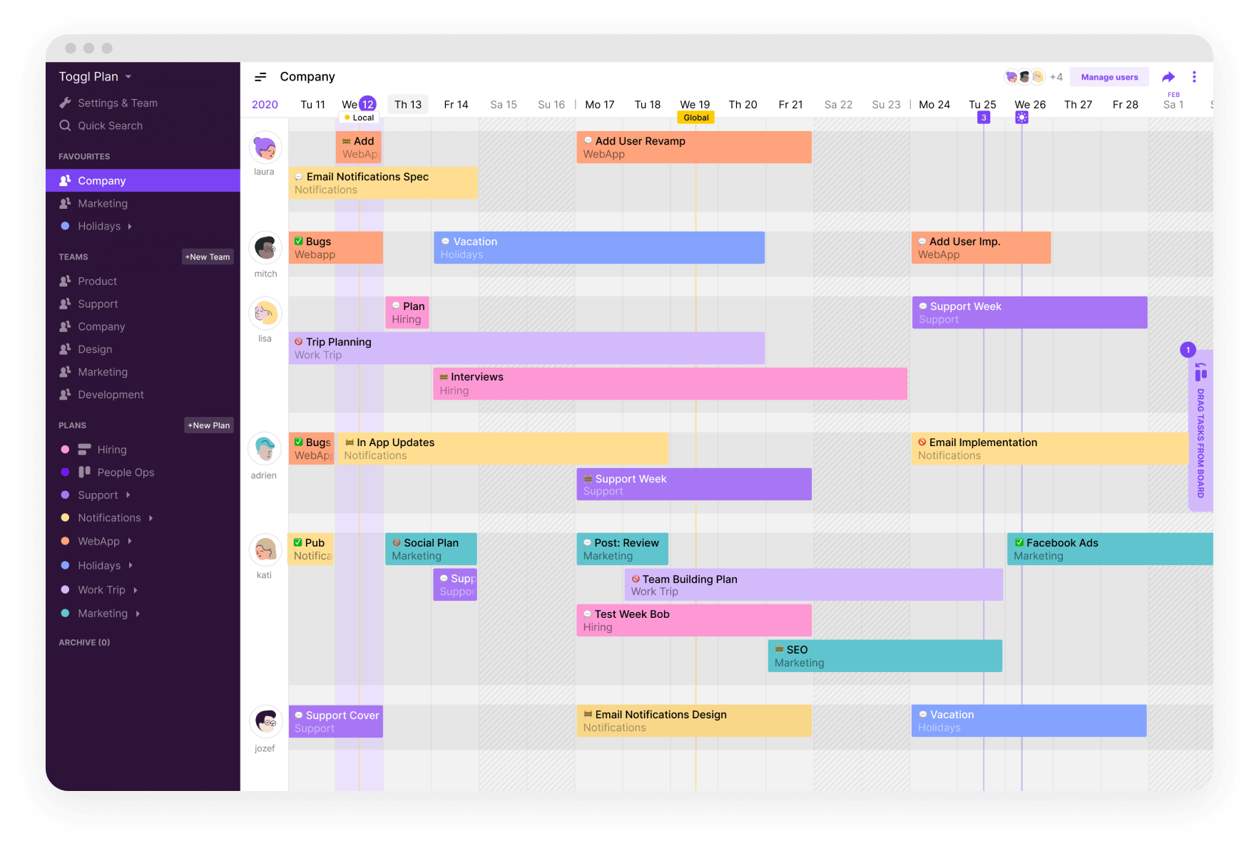 collaborative project planning tools