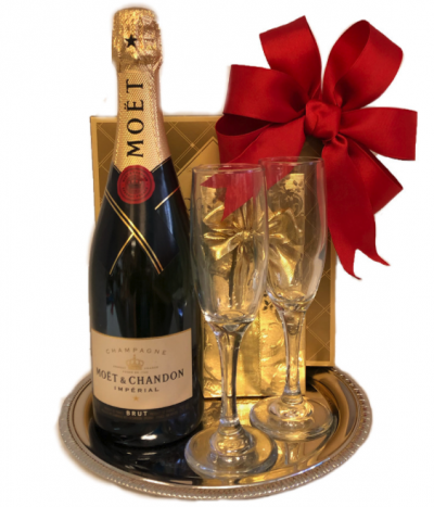 Moet & Chandon Imperial Brut 750ml Champagne Gift Tray