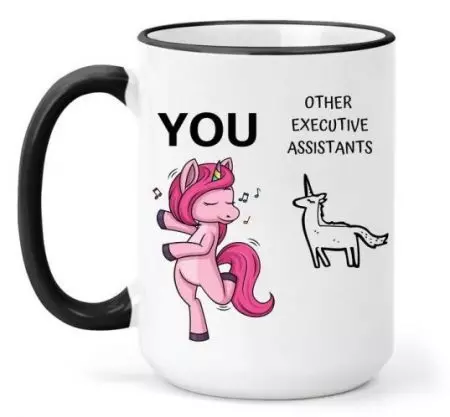 Executive Assistant Unicorn Mug