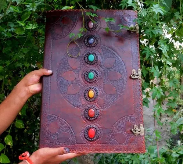 Massive Leather Chakra Journal