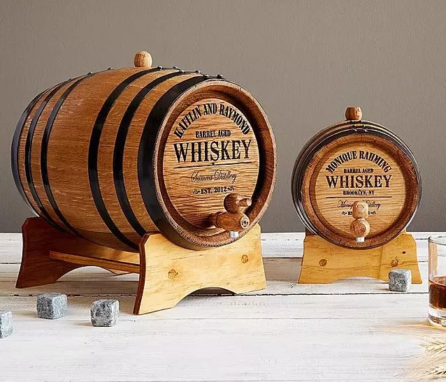 Personalized Whiskey Barrel