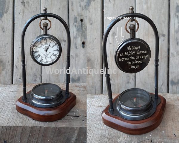 Engraved Clock