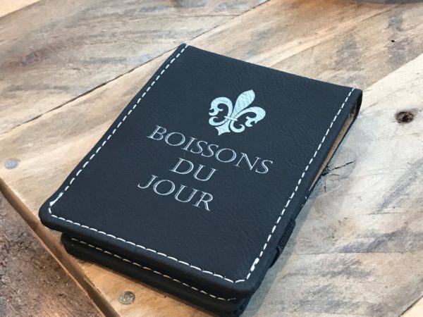 Personalized Leather Pocket Notepad