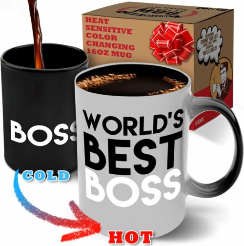 Personalized Photo Coffee Mug For Worlds Best Boss - Incredible Gifts