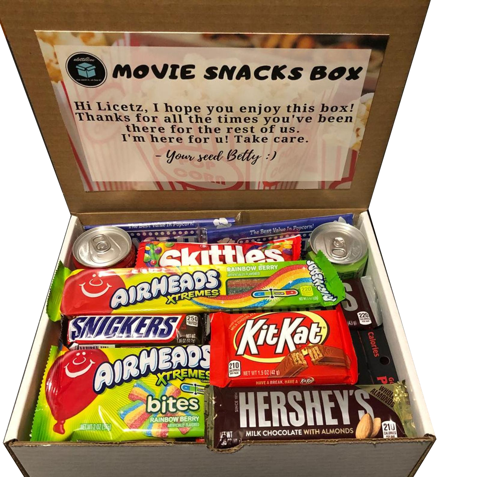 Snack Care Package & Snack Box American Snack Box Candy Box College Care  Package for Her, for Him College Snackbox Snack Gift Basket 