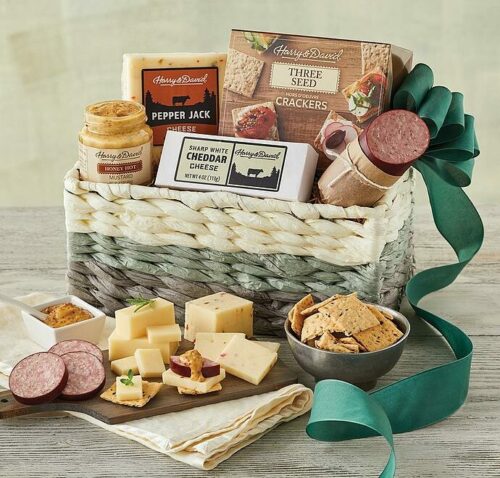 Meat and Cheese Gift Basket