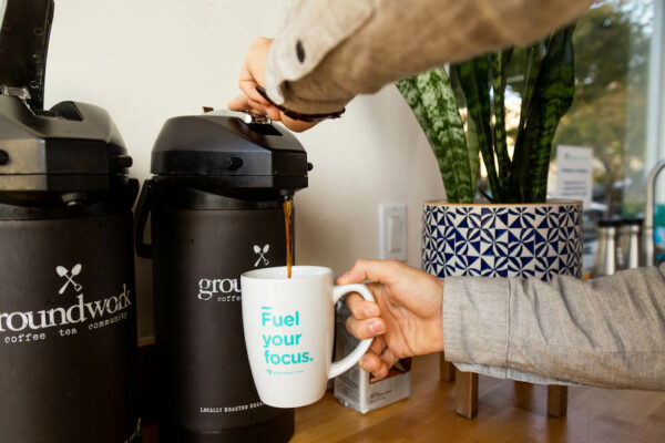 coffee in the breakroom