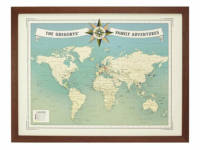 Personalized-Family-Travel-World-Map