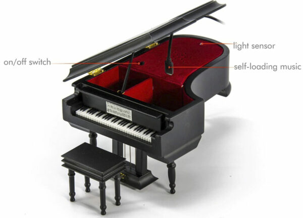 Music Box Attic Mini Piano Music Box