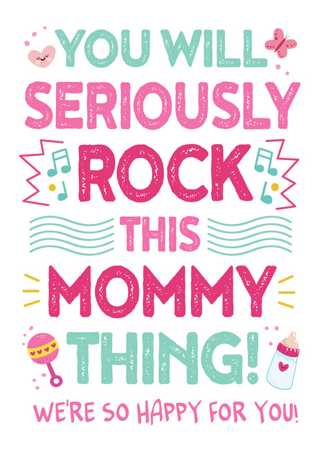 You Rock Maternity Card