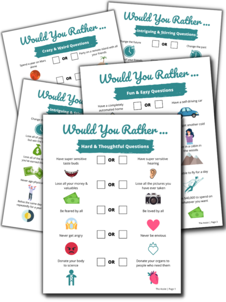 Workshop ice-breaker collection Template