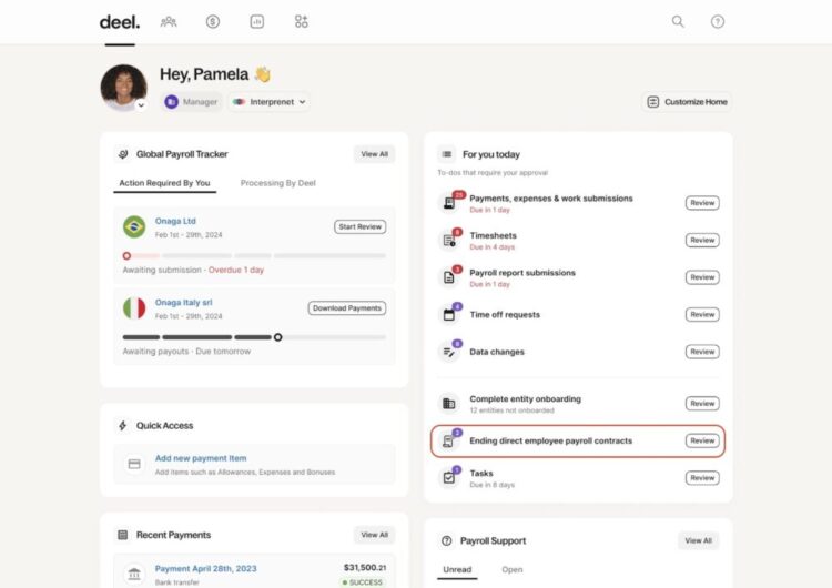 Deel-Employee-Management