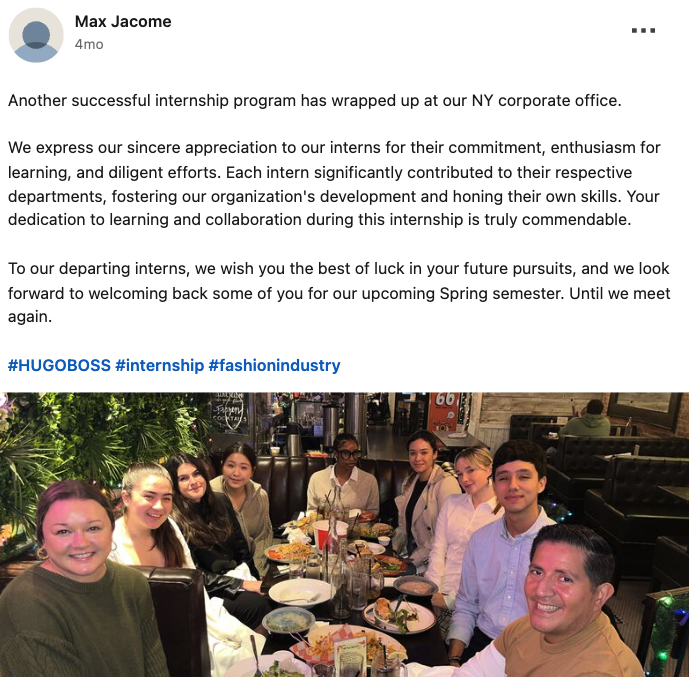 Huge Boss Intern Program