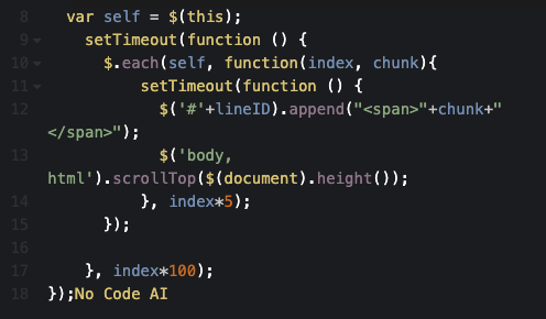 No Code AI