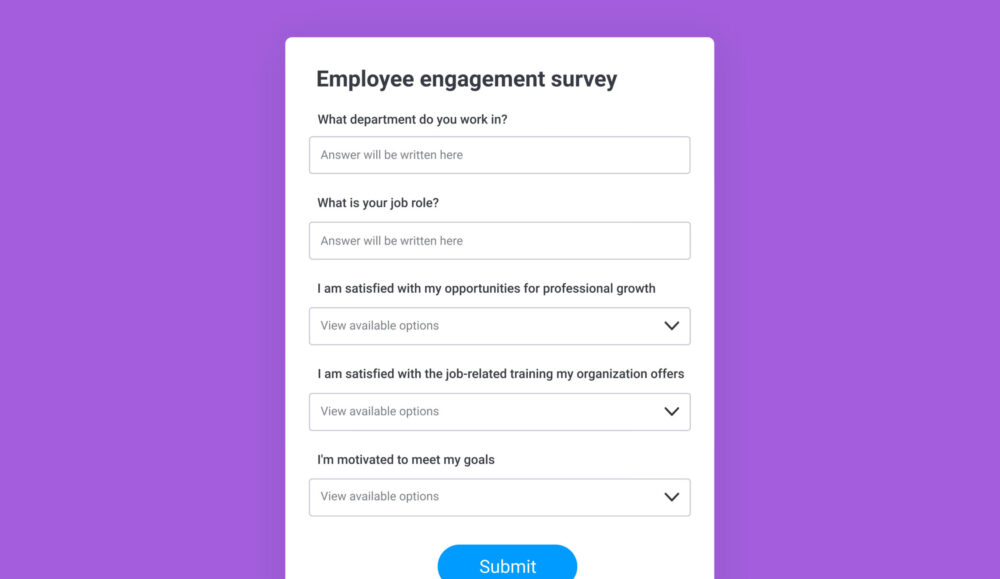monday.com - Employee Engagement Survey