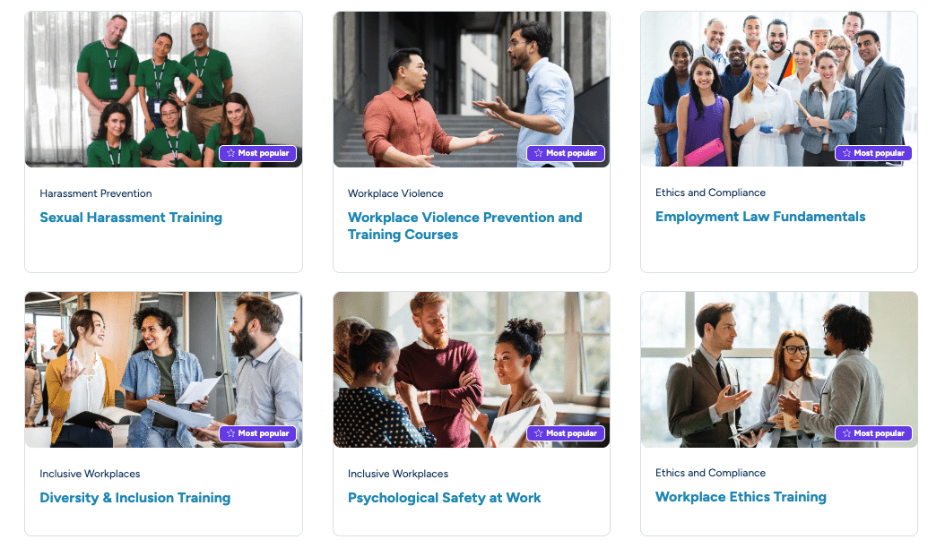 Traliant - Course Examples